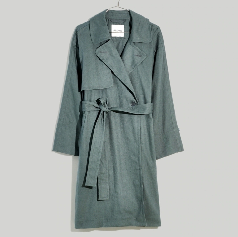 Madewell | Textural Trench Coat, Large